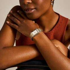 Fossil Montres Montre Acier<Montre Femme Raquel - ES5368 Bracelet Acier Bicolore