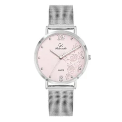 Go Mademoiselle Montre Acier<Montre Femme Fleurs - 695549 Bracelet Argent