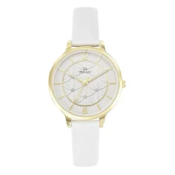 Go Mademoiselle Montre Cuir<Montre Femme Fleurs Et Papillions - 699597 Bracelet Blanc