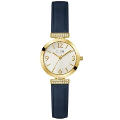 Guess Montre Cuir<Montre Femme Array - GW0614L5 Bracelet Cuir Bleu