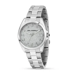 Karl Lagerfeld Montre Acier<Montre Femme Round Essentials - R0553101509 Bracelet Acier Argent