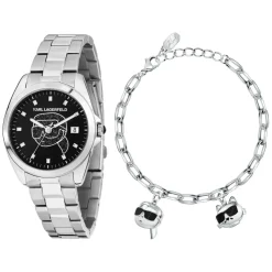 Karl Lagerfeld Montre Acier<Montre Femme Round Essentials - R0553101516 Bracelet Acier Argent