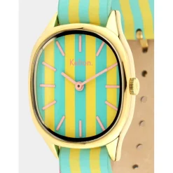 Kelton Montre Cuir<Montre Femme Colorama Citron-basilic - 9125082