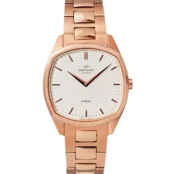 Knut Gadd Montre Acier<Montre Femme Octagon K02007 - Bracelet Acier Doré rose