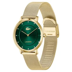 Lacoste Montre Acier<Montre Femme Crocorigin - 2001475 Bracelet Acier Doré