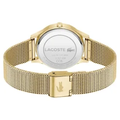 Lacoste Montre Acier<Montre Femme Crocodelle - 2001418 Bracelet Acier Doré