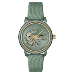 Lacoste Montre Cuir<Montre Femme .12.12 Automatique - 2001465 Bracelet Cuir Vert