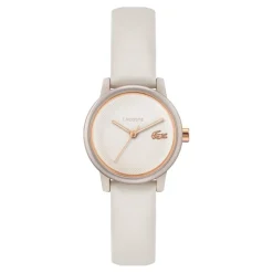 Lacoste Montre Cuir<Montre Femme .12.12 Swift - 2001437 Bracelet Cuir Blanc