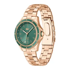 Lacoste Montre Acier<Montre Femme Santorini - 2001372 Bracelet Acier Doré rose
