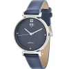 So Charm Montres Montre Cuir<Montre femme MF444-BLEU - Bracelet en Cuir Bleu