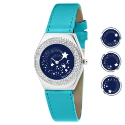 So Charm Montres Montre Cuir<Montre Femme MF316-ETOILE-BLEU - So Charm