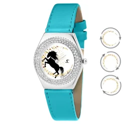 So Charm Montres Montre Cuir<Montre femme MF316-LICORNE-BLEU - So Charm
