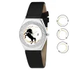 So Charm Montres Montre Cuir<Montre femme MF316-LICORNE-NOIR - So Charm