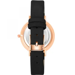 So Charm Montres Montre Cuir<Montre femme MF463-NOIR Bracelet Cuir Noir - So Charm