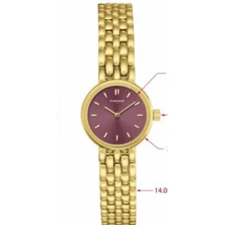 Naf Naf Montre Acier<Montre Femme - NAFW1012 Bracelet Acier Doré