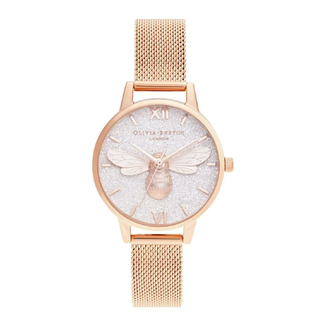 Olivia Burton Montre Acier<Montre Femme OB16FB04 - Lucky Bee