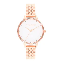 Olivia Burton Montre Acier<Montre Femme RAINBOW OB16RB21 - Bracelet Acier Doré Rose