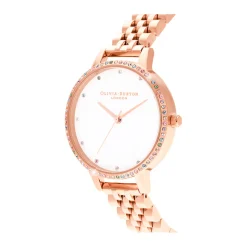 Olivia Burton Montre Acier<Montre Femme RAINBOW OB16RB21 - Bracelet Acier Doré Rose