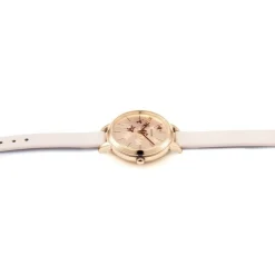 Oui & Me Montre Cuir<Montre Femme Petite Fleurette ME010049 - Bracelet Cuir Rose