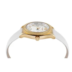 Philipp Plein Montre Cuir<Montre Femme Queen - PWCDA0324 Bracelet Cuir Blanc