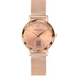 Pierre Lannier Montre Acier<Montre Femme Coeur Battant - 099K958 Bracelet Acier Doré rose