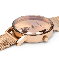 Pierre Lannier Montre Acier<Montre Femme Coeur Battant - 099K958 Bracelet Acier Doré rose