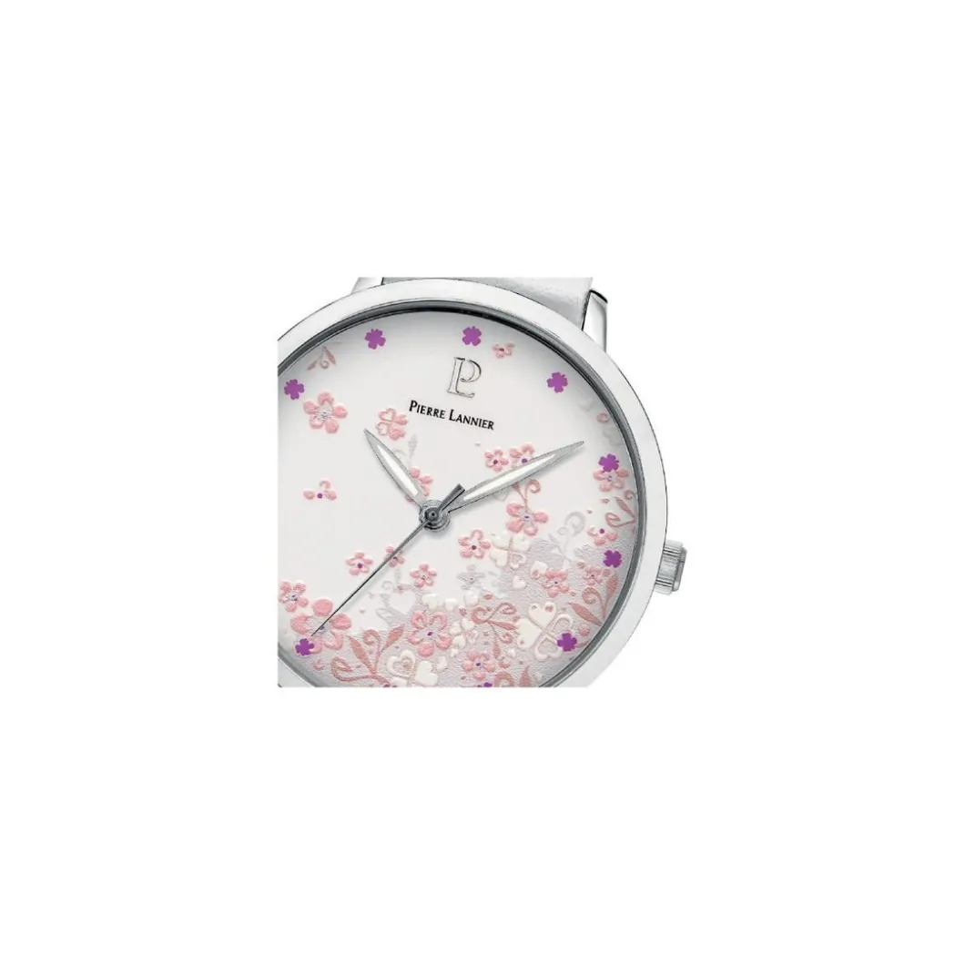 Pierre Lannier Montre Cuir<Montre Femme Tallia - 062K600 Bracelet Cuir Blanc