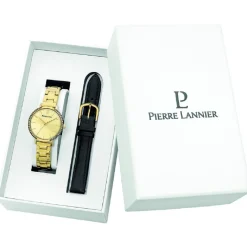 Pierre Lannier Montre Cuir<Montre Femme - 174F542 Chouquette Bracelet Cuir Noir