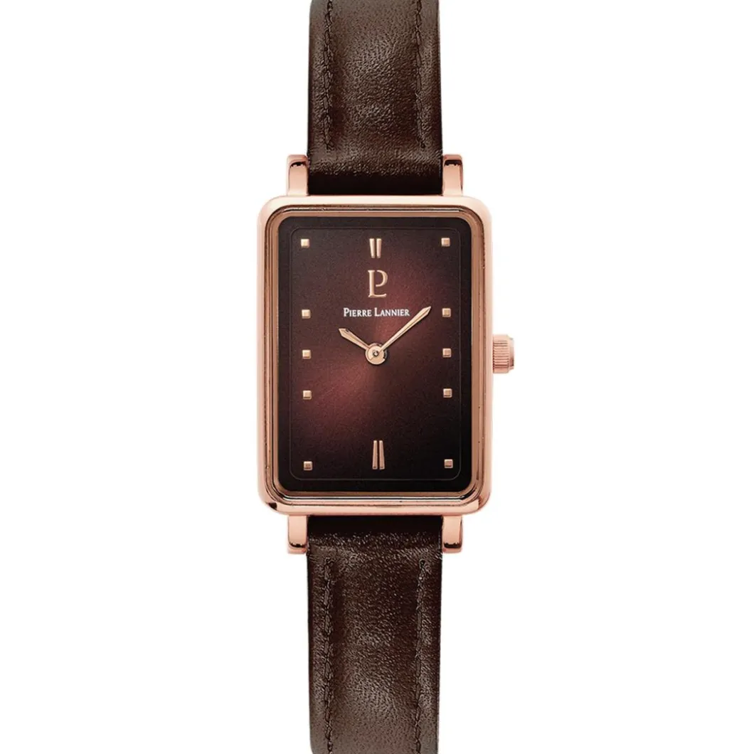 Pierre Lannier Montre Cuir<Montre Femme - 050K984 Ariane Bracelet Cuir Brun
