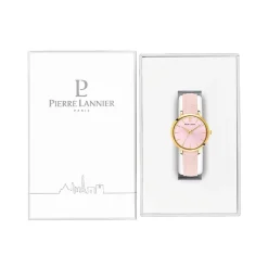 Pierre Lannier Montre Cuir<Montre Femme Chouquette - 038J555 Bracelet Cuir Rose