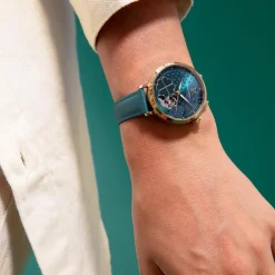 Pierre Lannier Montre Automatique|Montre Cuir<Montre Femme Esperance - 147K577 Bracelet Cuir Vert