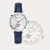 Pierre Lannier Montre Cuir<Montre Femme Élysée - 453D626 Bracelet Cuir Bleu