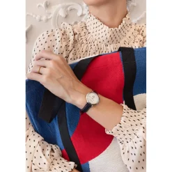 Pierre Lannier Montre Cuir<Montre Femme Élysée - 453D626 Bracelet Cuir Bleu