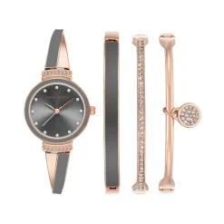 Anne Klein Montre Acier<Montre femme Promo Box Set AK-2716GYST