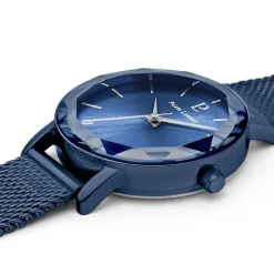 Pierre Lannier Montre Fabriquée En France|Montre Acier<Montre femme Quartz Bleu 010P968 -