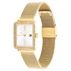 Tommy Hilfiger Montres Montre Acier<Montre Femme Tommy Hilfiger Tea Tank - 1782829 Bracelet Acier Doré