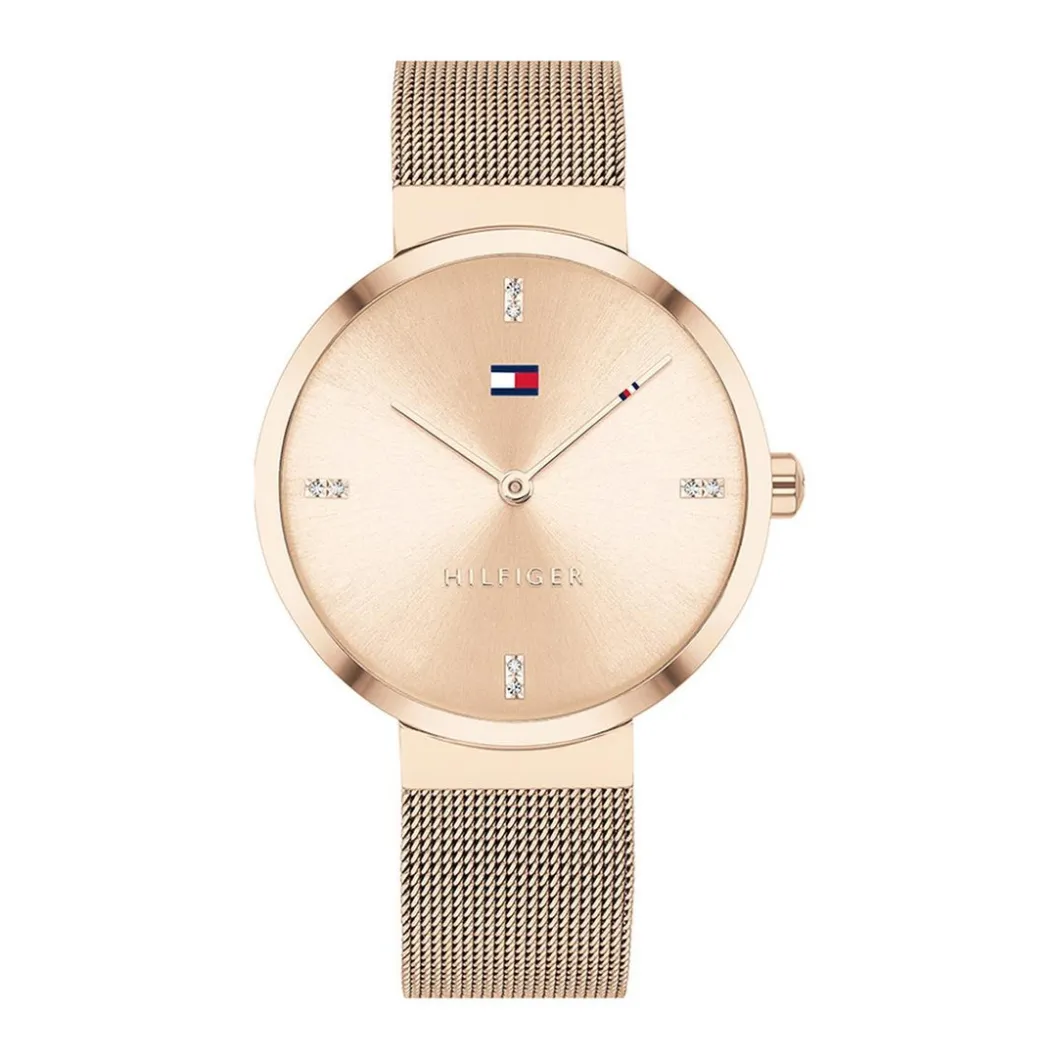 Tommy Hilfiger Montres Montre Acier<Montre Femme 1782218 - Bracelet Acier Doré rose