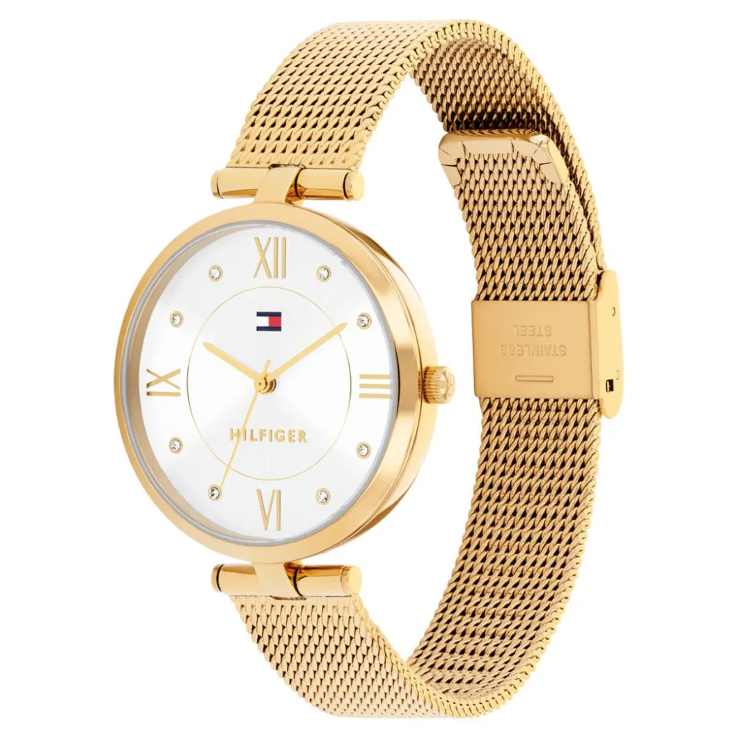 Tommy Hilfiger Montres Montre Acier<Montre Femme Tommy Hilfiger Ella - 1782805 Bracelet Acier Doré