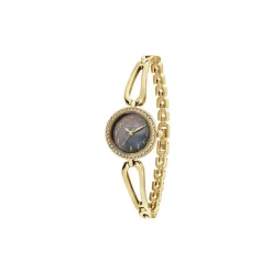 Trendy Kiss Montre Acier<Montre Femme Juliette Pierres - TM10178-03 Bracelet Acier Doré