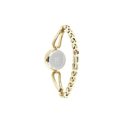 Trendy Kiss Montre Acier<Montre Femme Juliette Pierres - TM10178-03 Bracelet Acier Doré