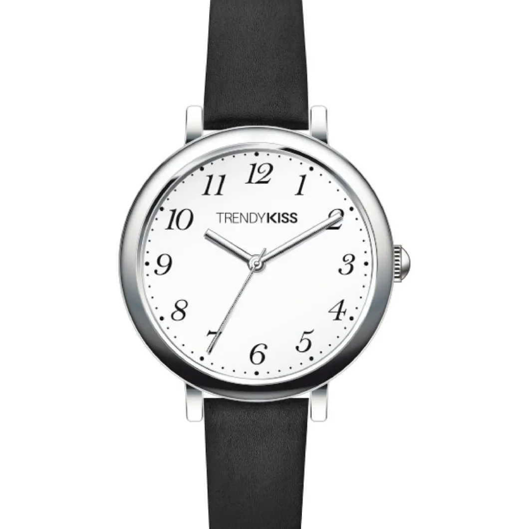 Trendy Kiss Montre Cuir<Montre Femme Erin - TC10166-03 Bracelet Cuir Noir
