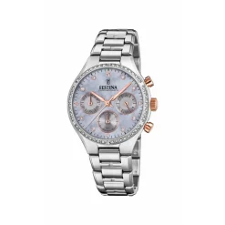 Festina Montre Acier<Montre BOYFRIEND F20401-3 - Montre ACIER CADRAN NACRE GRISE BRACELET ACIER Montres