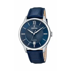 Festina Montre Cuir<Montre CLASSIQUE F20426-2 - Montre ACIER CADRAN BLEU CUIR BLEU Montres