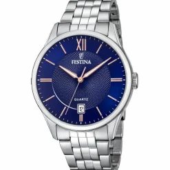 Festina Montre Acier<Montre CLASSIQUE F20425-5 - Montre ACIER CADRAN BLEU Montres