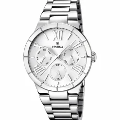 Festina Montre Acier<Montre Mademoiselle F16716-1 - Montre Acier Blanche Argent Montres
