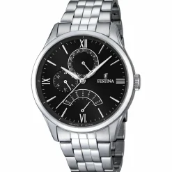 Festina Montre Acier<Montre Retro F16822-4 - Montre Multifonctions Argentée Montres