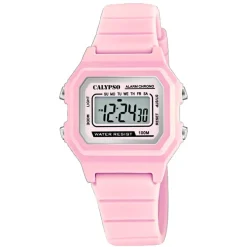 Calypso Montre Fille<Montre Fille Bracelet Résine Rose K5802-3