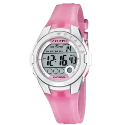 Calypso Montre Fille<Montre Fille K5571-2- Bracelet en Résine Rose