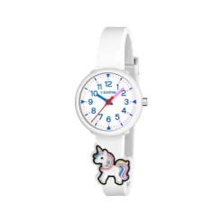 Calypso Montre Fille<Montre fille My First Watch - K5844-1 Bracelet Silicone Blanc