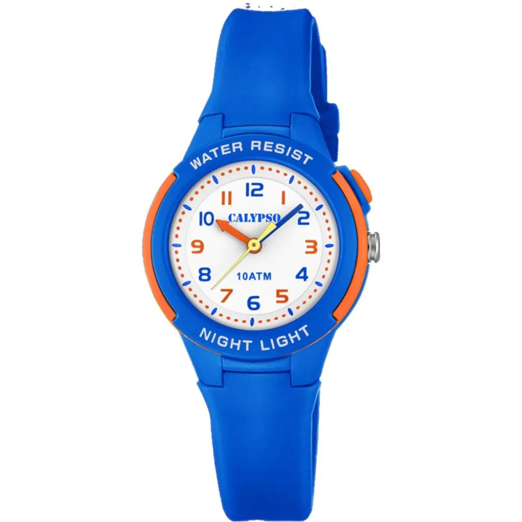 Calypso Montre Fille<Montre Fille SWEET TIME K6069-3 - Bracelet Résine Bleu